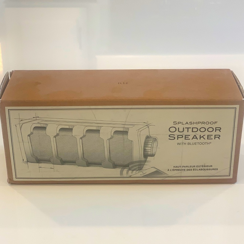 Restoration Hardware Bluetooth Outdoor Speaker